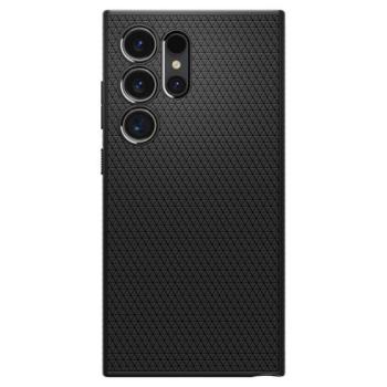 Spigen Liquid Air Samsung Galaxy S24 Ultra tok, Matte Black, fekete kép