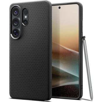 Spigen Liquid Air Samsung Galaxy S26 Ultra tok, Matte Black, fekete kép