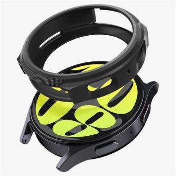 SPIGEN LIQUID AIR szilikon óra keret (ütésállóság) FEKETE Samsung Galaxy Watch 7 eSIM 44mm (SM-L315), Galaxy Watch 7 44mm (SM-L310) kép