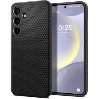 SPIGEN LIQUID AIR szilikon telefonvédő (ütésállóság, légpárnás sarok, rombusz) FEKETE Samsung Galaxy S24 Plus (SM-S926) kép
