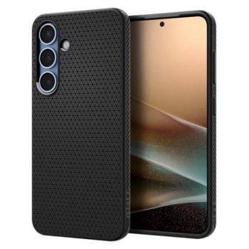 SPIGEN LIQUID AIR szilikon telefonvédő (ütésállóság, légpárnás sarok, rombusz) FEKETE Samsung Galaxy S25 (SM-S931) kép