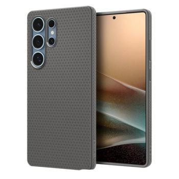 SPIGEN LIQUID AIR szilikon telefonvédő (ütésállóság, légpárnás sarok, rombusz) SÖTÉTSZÜRKE Samsung Galaxy S25 Ultra (SM-S938) kép