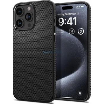 Spigen Liquid Air tok iPhone 16 Pro Max - fekete kép