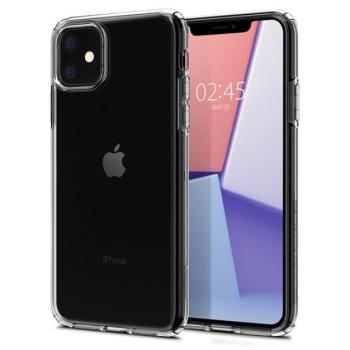Spigen Liquid Crystal Apple iPhone 11 tok, Crystal Clear, átlátszó kép