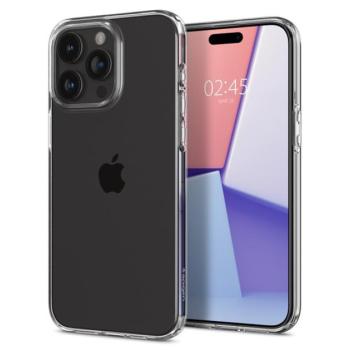 Spigen Liquid Crystal Apple iPhone 15 Pro Max tok, Crystal Clear, átlátszó kép