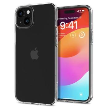 Spigen Liquid Crystal Apple iPhone 15 tok, Crystal Clear, átlátszó kép