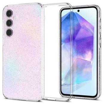 Spigen Liquid Crystal Glitter Samsung Galaxy A55 5G tok, átlátszó ACS07538 kép
