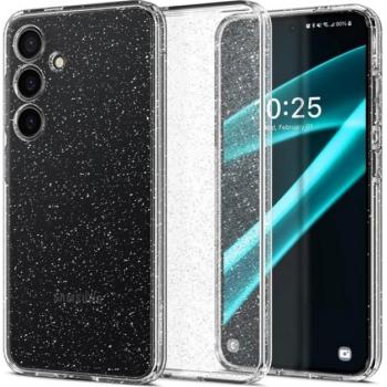 SPIGEN LIQUID CRYSTAL GLITTER szilikon telefonvédő (ütésállóság, légpárnás sarok, csillámporos) ÁTLÁTSZÓ Samsung Galaxy S24 Plus (SM-S926) kép