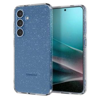 SPIGEN LIQUID CRYSTAL GLITTER szilikon telefonvédő (ütésállóság, légpárnás sarok, csillámporos) ÁTLÁTSZÓ Samsung Galaxy S25 (SM-S931) kép