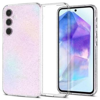 Spigen Liquid Crystal Glitter tok Samsung Galaxy A55 5G - átlátszó csillogós kép