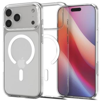 Spigen Liquid Crystal Magfit Apple iPhone 17 Pro tok, MagSafe, Clear White, fehér kép