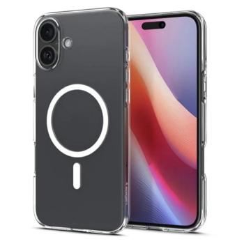 SPIGEN LIQUID CRYSTAL MAGSAFE szilikon telefonvédő (ütésállóság, légpárnás sarok, MagSafe) ÁTLÁTSZÓ Apple iPhone 16 Plus kép