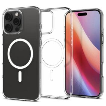 SPIGEN LIQUID CRYSTAL MAGSAFE szilikon telefonvédő (ütésállóság, légpárnás sarok, MagSafe) ÁTLÁTSZÓ Apple iPhone 16 Pro Max kép