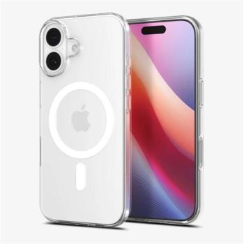 SPIGEN LIQUID CRYSTAL MAGSAFE szilikon telefonvédő (ütésállóság, légpárnás sarok, MagSafe) ÁTLÁTSZÓ Apple iPhone 17 kép