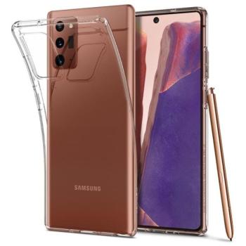 Spigen Liquid Crystal Samsung Galaxy Note 20 tok, Crystal Clear, átlátszó kép