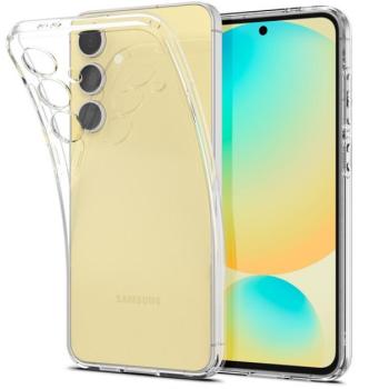 Spigen Liquid Crystal Samsung Galaxy S24 FE tok, Crystal Clear, átlátszó kép