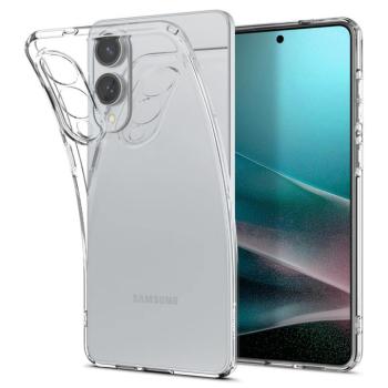 Spigen Liquid Crystal Samsung Galaxy S25 Edge tok, Crystal Clear, átlátszó kép