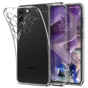 SPIGEN LIQUID CRYSTAL szilikon telefonvédő (közepesen ütésálló, légpárnás sarok) ÁTLÁTSZÓ Samsung Galaxy S23 (SM-S911) kép
