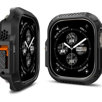 Spigen Lock Fit Apple Watch Ultra 2/1 (49mm) tok, fekete kép