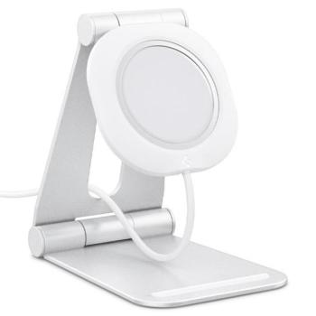 Spigen MagFit MagSafe töltőpad tartó állvány, fehér* kép