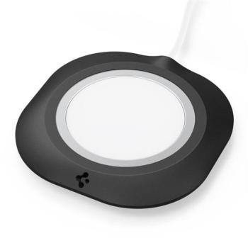 SPIGEN MAGFIT szilikon tartó (csúszásgátló talp) FEKETE Apple MagSafe kompatibilis kép