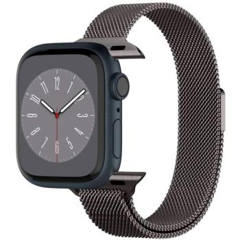 Spigen Metal Fit Apple Watch 1-6, SE, SE (2022), SE (2025) (38 / 40 mm) / Watch 7-9 (41 mm) / Watch 10-11 (42 mm) fém szíj, grafit kép
