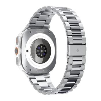 SPIGEN MODERN FIT pótszíj (egyedi méret, fém) EZÜST Samsung Galaxy Watch Ultra eSIM 47mm (SM-L705) kép