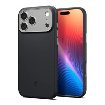 SPIGEN NANO POP szilikon telefonvédő (kameravédő, MagSafe) FEKETE Apple iPhone 17 Pro Max kép