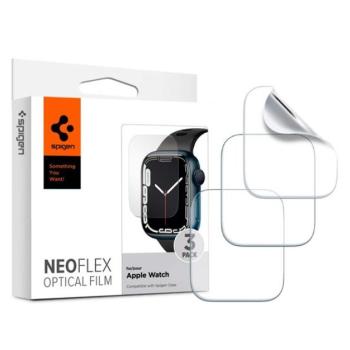 Spigen Neo Flex Apple Watch S8/S7 45mm hajlított kijelzővédő fólia (3db) kép