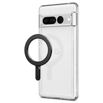 SPIGEN ONETAP RING öntapadós fémlap (mágneses autós tartóhoz ideális, wireless, MagSafe) FEKETE kép
