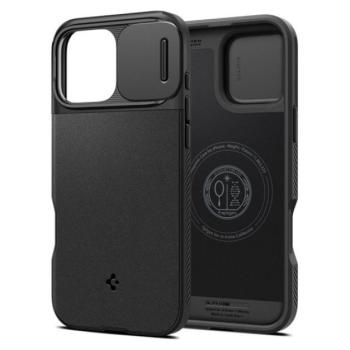 Spigen Optik Armor MagFit Apple iPhone 16 Pro tok, fekete kép