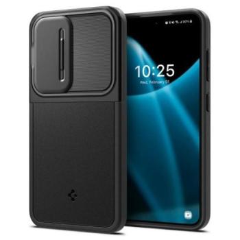 Spigen Optik Armor Samsung Galaxy S24 tok, fekete kép