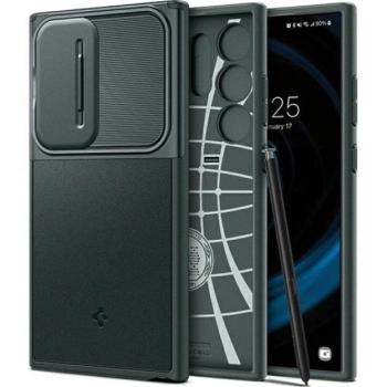 Spigen Optik Armor Samsung Galaxy S24 Ultra tok, zöld kép