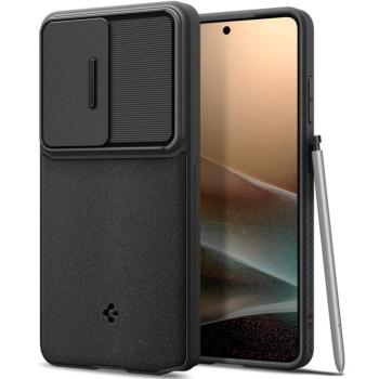 Spigen Optik Armor Samsung Galaxy S26 Ultra tok, Black, fekete kép