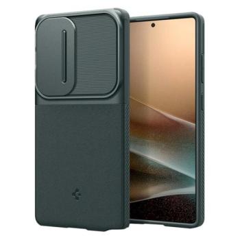 SPIGEN OPTIK ARMOR szilikon telefonvédő (kameravédő) SÖTÉTZÖLD Samsung Galaxy S25 Ultra (SM-S938) kép