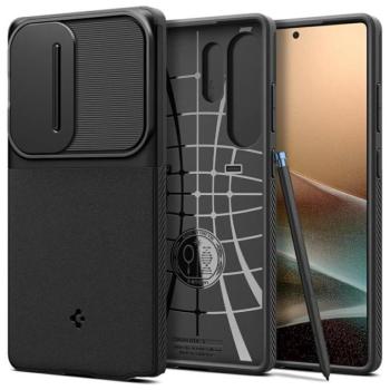 Spigen Optik Armor tok Samsung Galaxy S25 Ultra - fekete kép