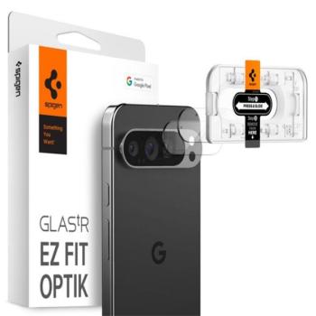 SPIGEN OPTIK kameravédő üveg 2db (9H) ÁTLÁTSZÓ Google Pixel 9 Pro kép