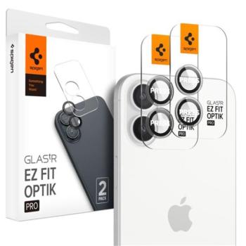 SPIGEN OPTIK PRO kameravédő üveg 2db (9H, csak lencse) ÁTLÁTSZÓ Apple iPhone 16, iPhone 16 Plus kép