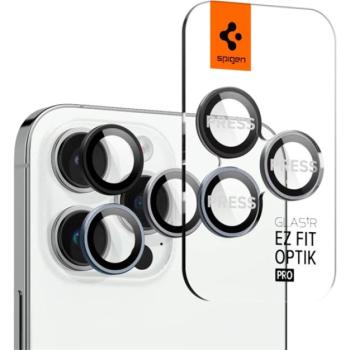SPIGEN OPTIK PRO kameravédő üveg 2db (lekerekített szél, karcálló, 9H, csak lencse) ÁTLÁTSZÓ Apple iPhone 14 Pro, Apple iPhone 14 Pro Max kép