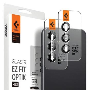 Spigen Optik.Tr kamera Samsung Galaxy S23 FE EZ FIT objektív 2szt./2db fekete AGL06987 fólia kép