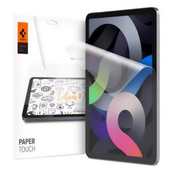 SPIGEN PAPER TOUCH képernyővédő fólia (full screen, íves részre, tok barát) ÁTLÁTSZÓ kép