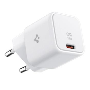 Spigen PowerArc PE2103 mini hálózati töltő adapter USB-C, GaN, 27W, fehér kép