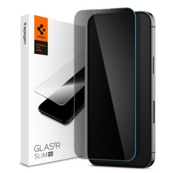 Spigen &quot;Glas.tR Slim HD&quot; Apple iPhone 14 Pro Privacy kijelzővédő fólia kép