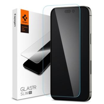 Spigen &quot;Glas.tR Slim HD&quot; Apple iPhone 14 Pro Tempered kijelzővédő fólia, átlátszó kép