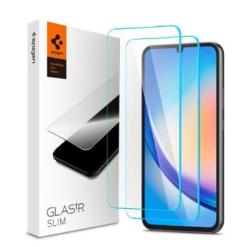 Spigen &quot;Glas.tR SLIM&quot; Samsung Galaxy A34 Tempered kijelzővédő fólia (2db) kép