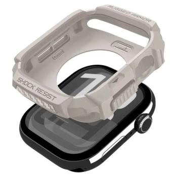 Spigen Rugged Armor 2 Apple Watch 10-11 (46mm) tok, Dune Beige, bézs kép