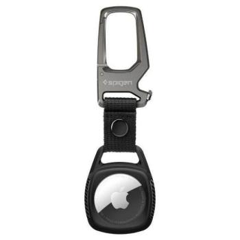 Spigen Rugged Armor Apple AirTag matt fekete tok kép
