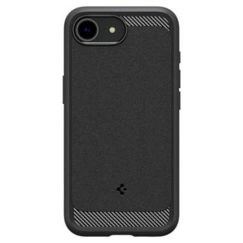 Spigen Rugged Armor MagFit Apple iPhone 16e MagSafe tok, matt fekete kép