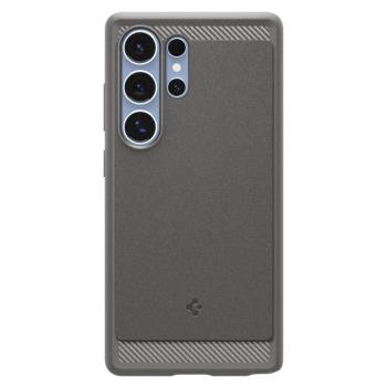 Spigen Rugged Armor MagFit Samsung Galaxy S25 Ultra tok, Marble, szürke kép