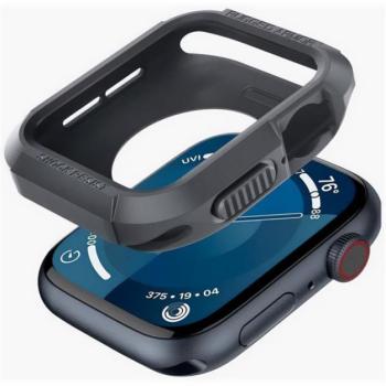SPIGEN RUGGED ARMOR műanyag óra keret (ütésállóság) SZÜRKE Apple Watch Series 9 45mm, Watch Series 8 45mm, Watch Series 7 45mm kép